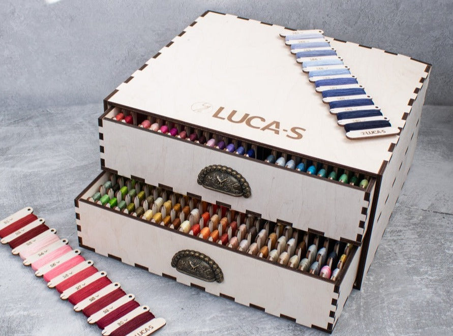 Organizer Box 2 Luca-S Mouline 520 colors, OL-02