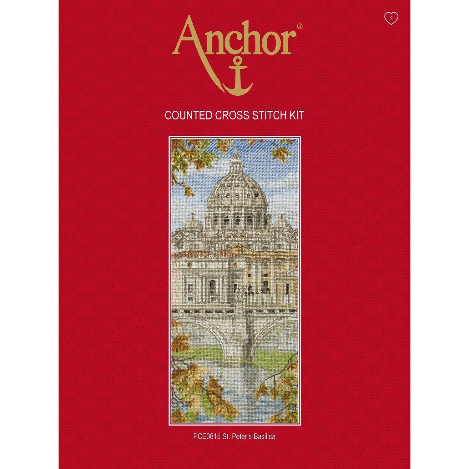 Cross Stitch Kit Anchor - St. Peter's Basilica - Luca-S Cross Stitch Kits
