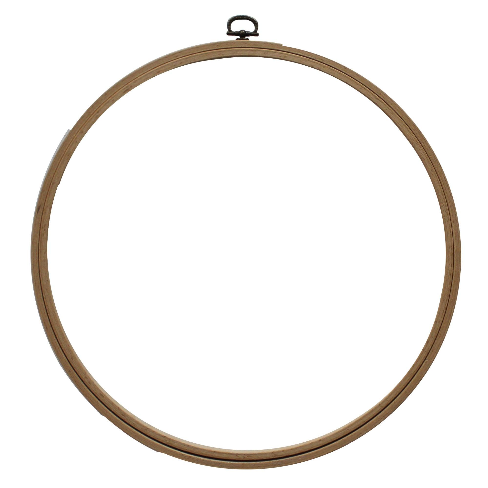 Beech Wood Embroidery Hoop, 2 Packs 6 Inch Cross Stitch Hoops, Round  Splinters Free for Art Craft Sewing and Embroidery Hoop Decorative Hanging