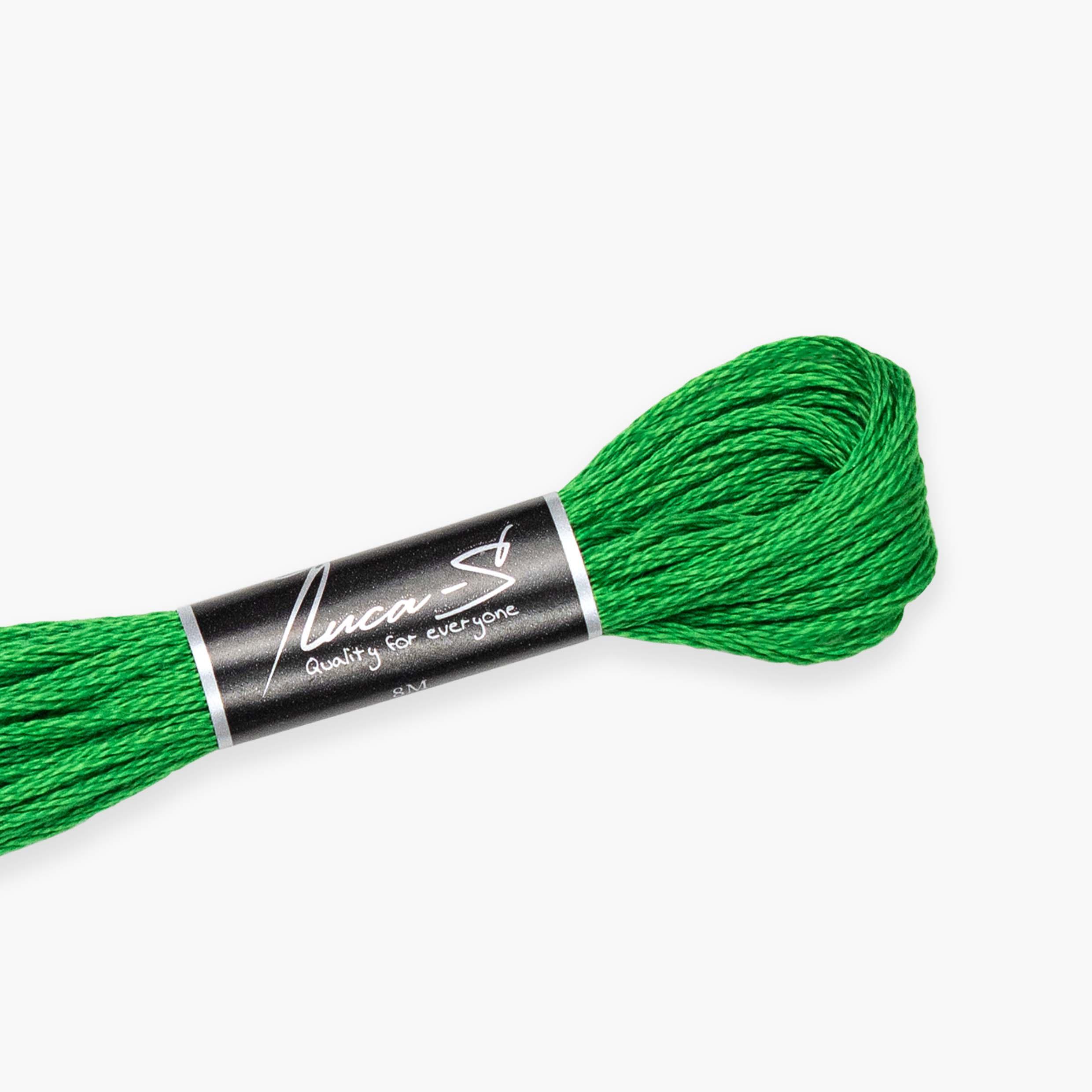 DMC Baumwoll-Strang Nummer 721 Papaya-Orange - 8m Stickgarn Für Kreuzstich & Handarbeit - 6 Stränge