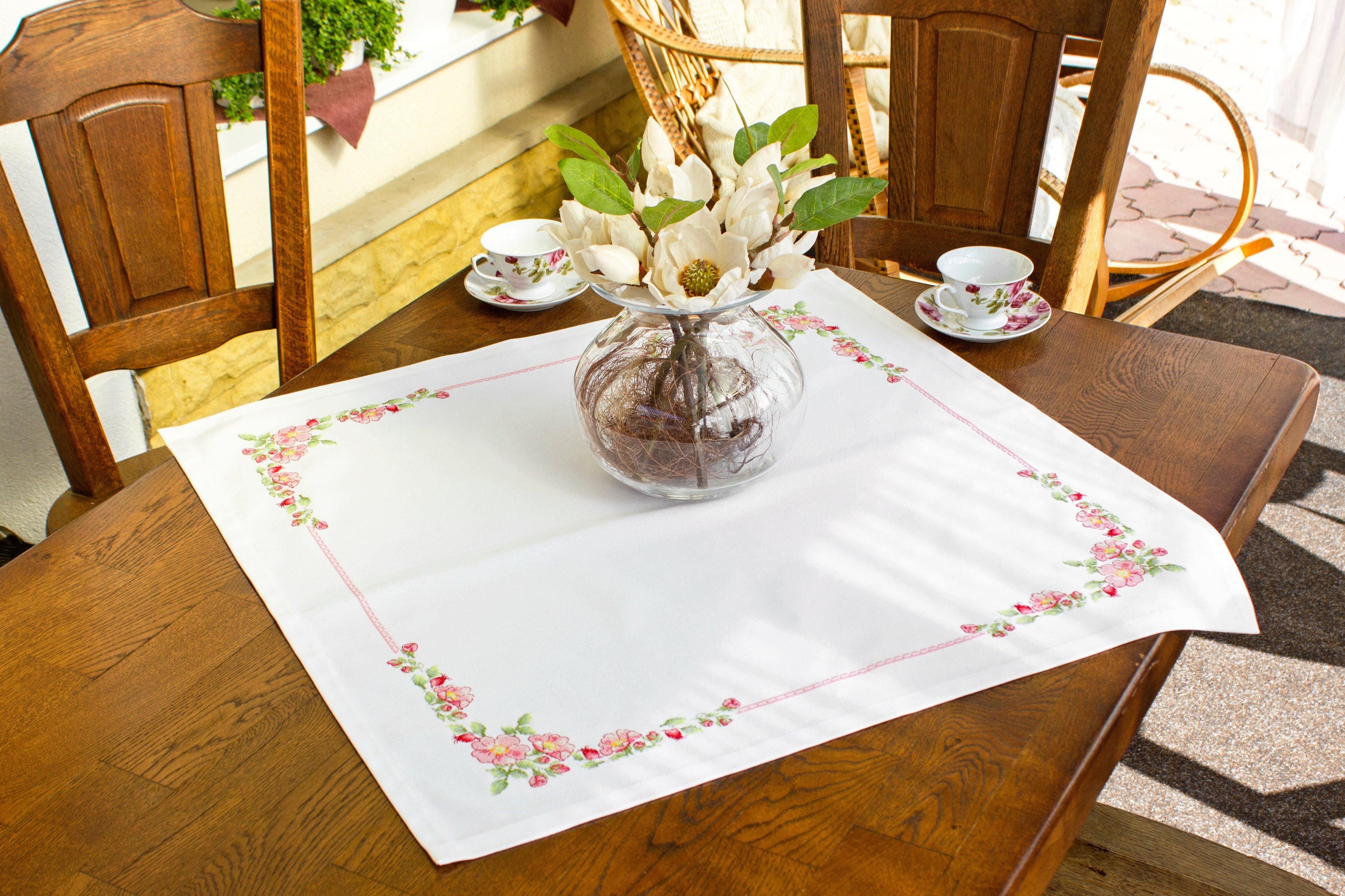 Table Topper - Cross Stitch Kit Table Cloth - Luca-S Table Topper Kits