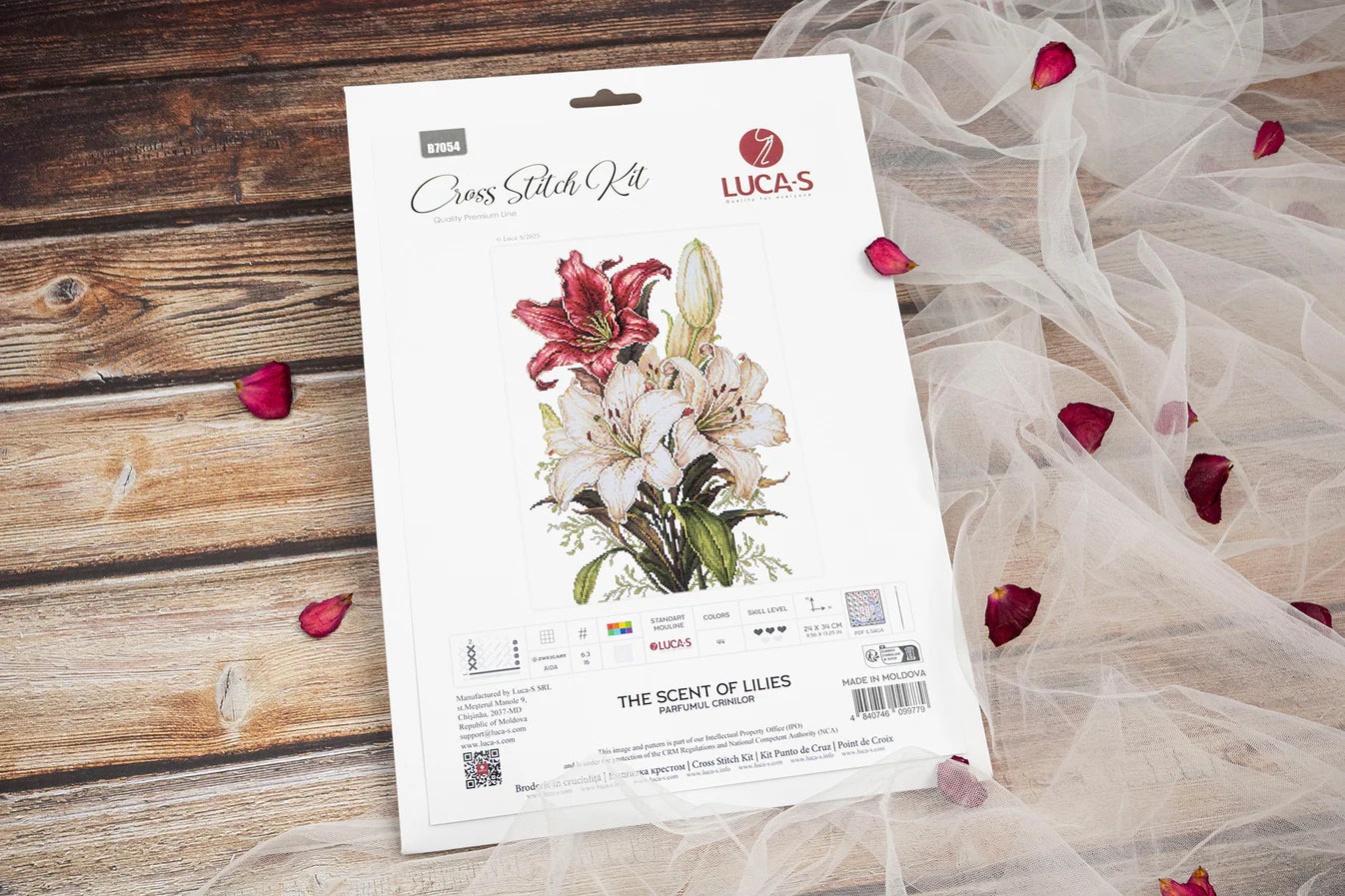 Cross Stitch Kit Luca-S - The Scent of Lilies, B7054