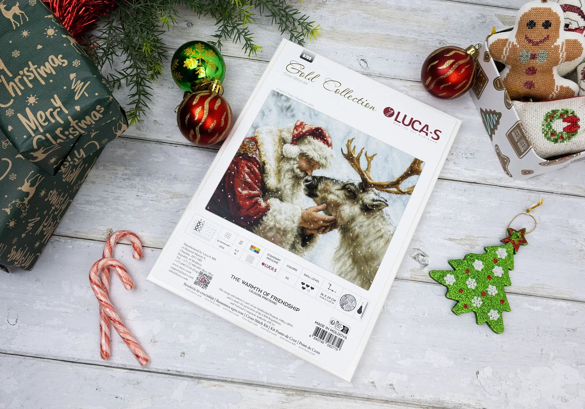 Cross Stitch Kit Luca-S GOLD - The Warmth of Friendship, B709