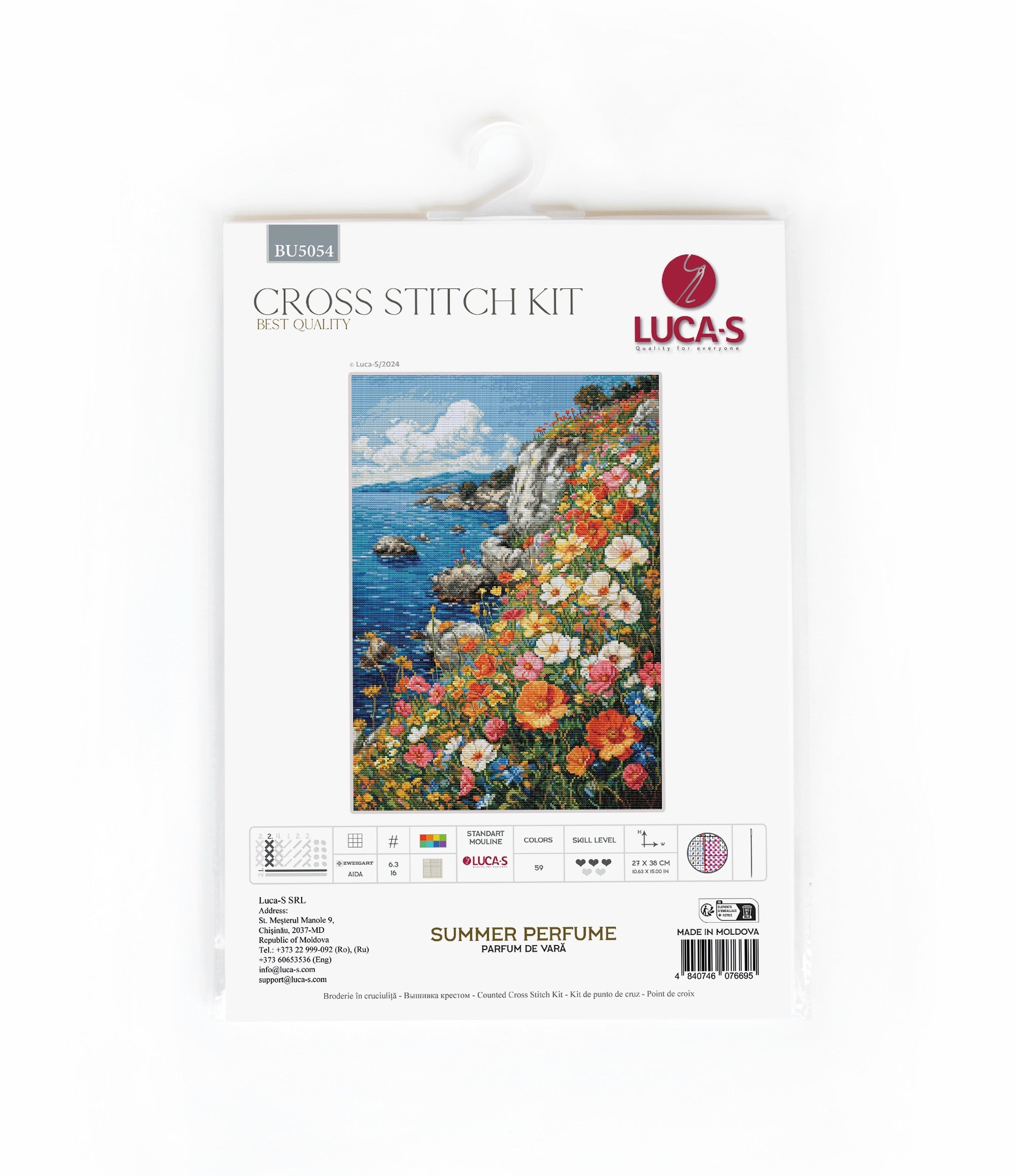 Cross Stitch Kit Luca-S - Summer perfume, BU5054