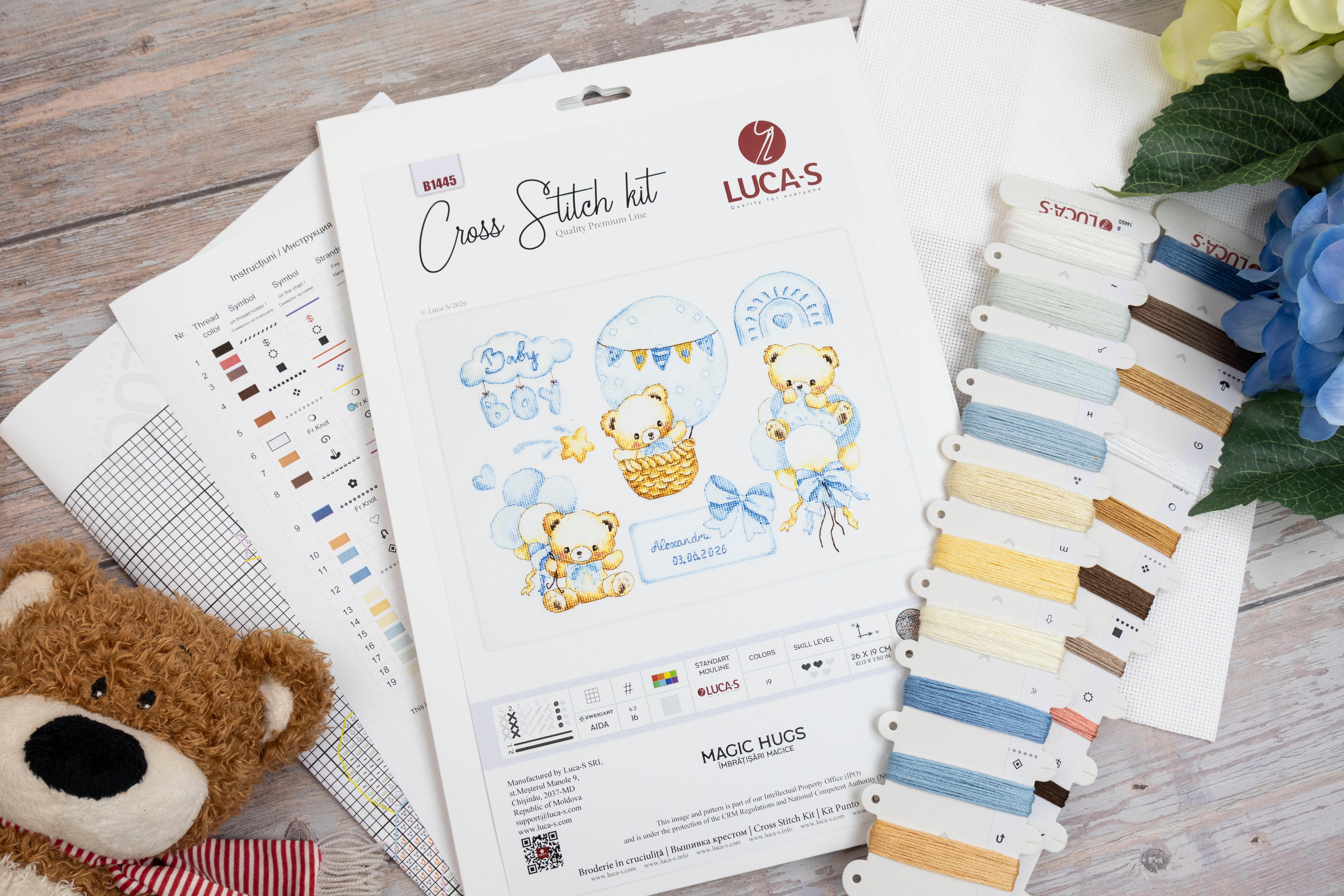 Cross Stitch Kit Luca-S - Magic Hugs, B1445