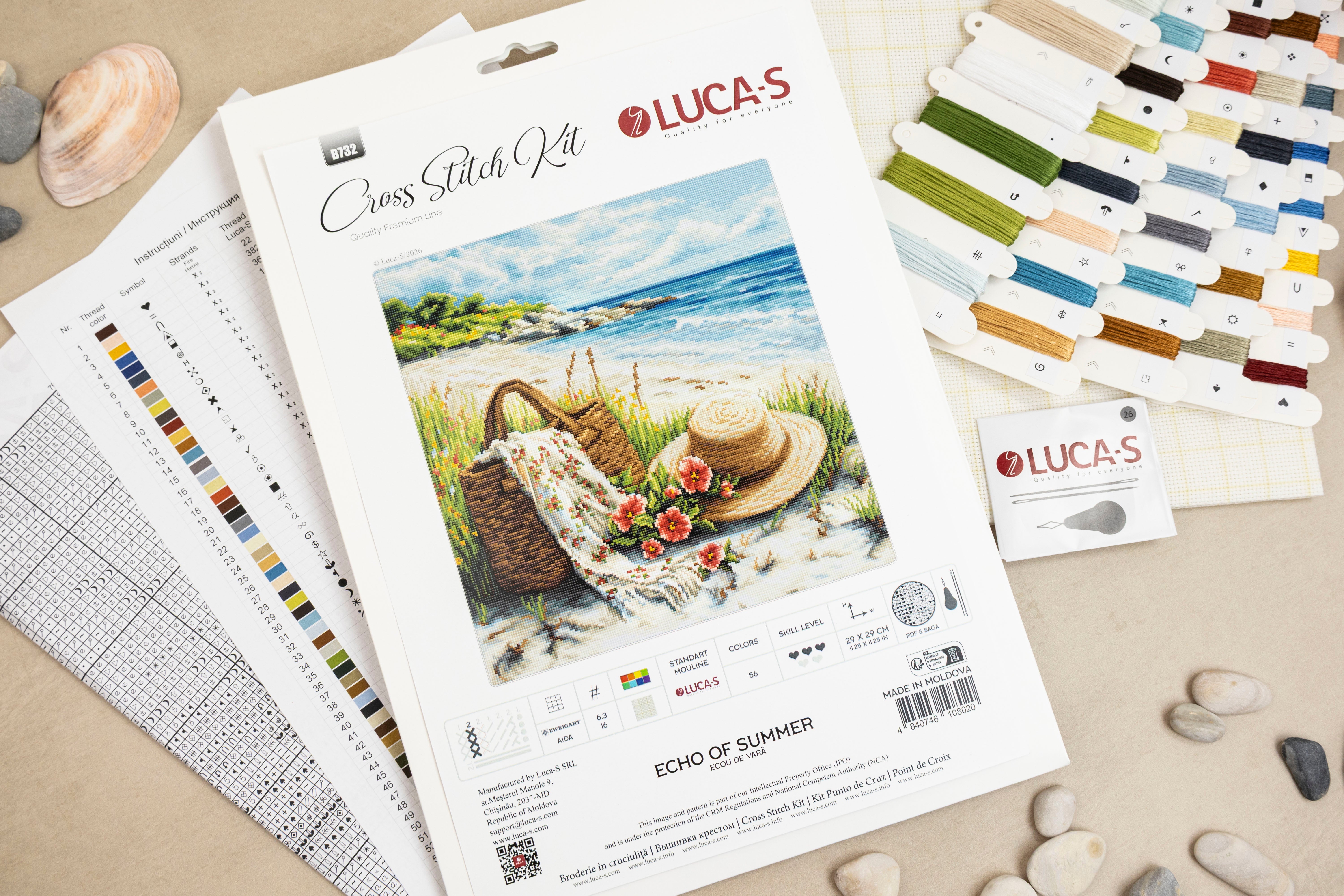 Cross Stitch Kit Luca-S - Echo of Summer, B732