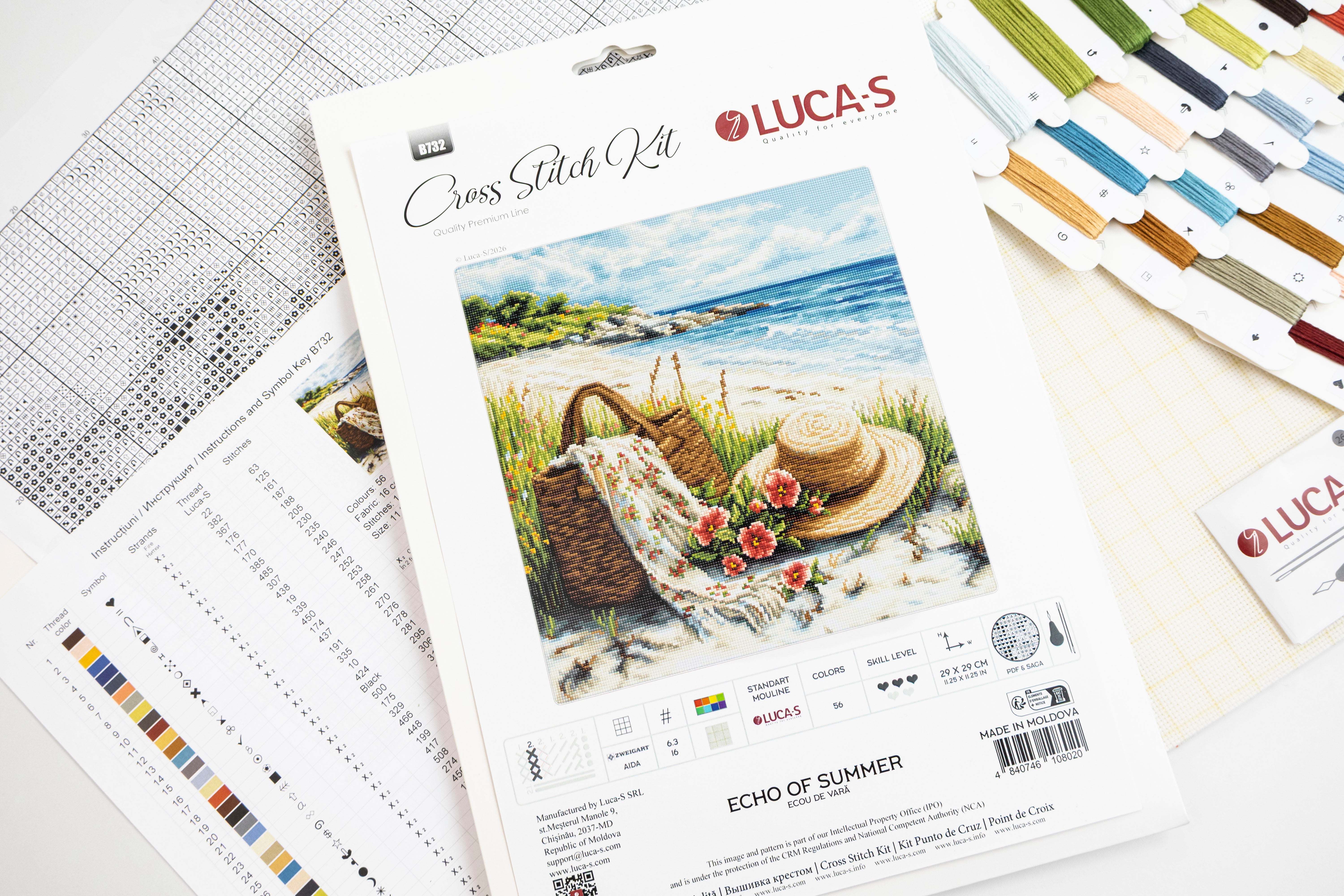 Cross Stitch Kit Luca-S - Echo of Summer, B732
