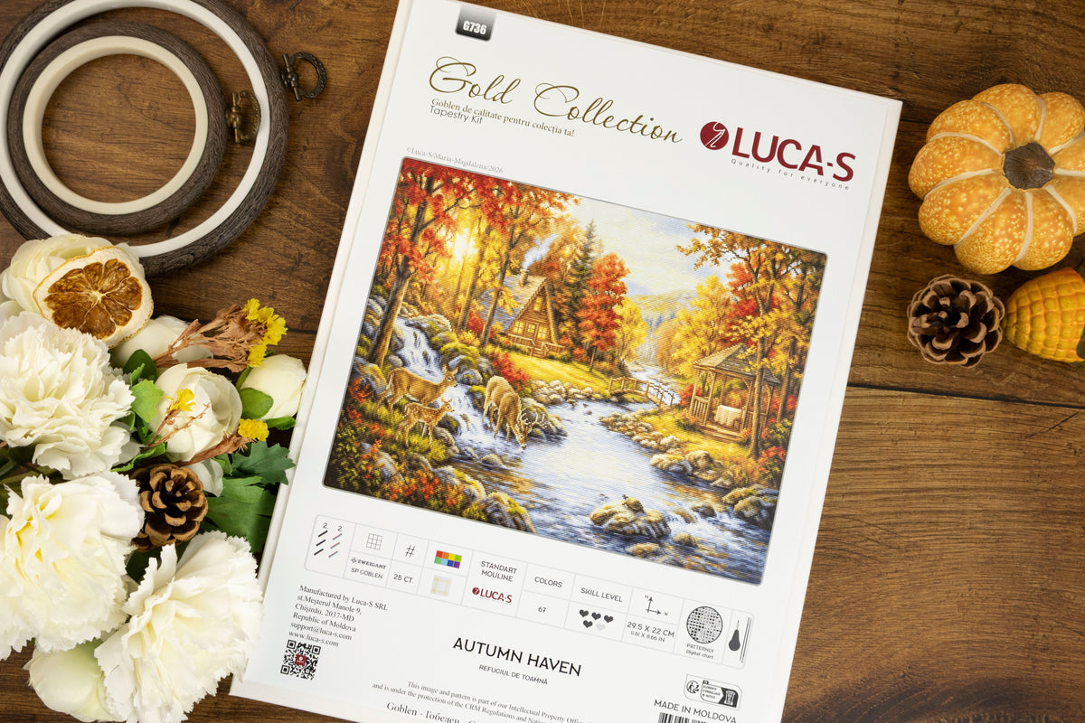 Petit Point Kit Luca-S GOLD - Autumn Haven, G736