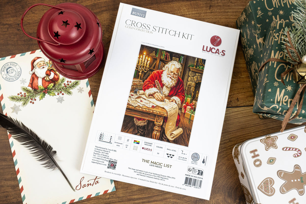 Cross Stitch Kit Luca-S GOLD - The Magic List, BU5112