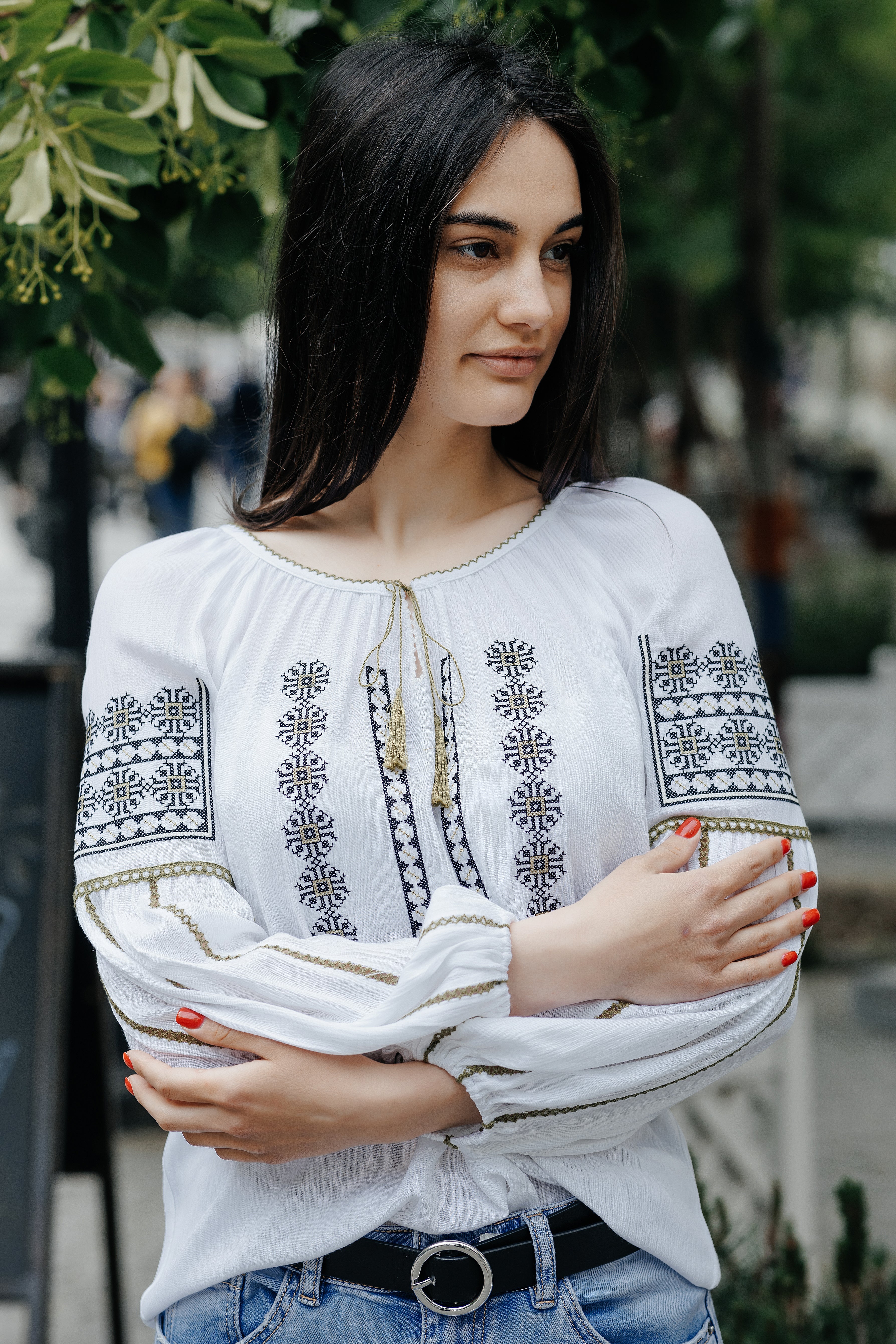 Romanian Traditional Blouse, F222