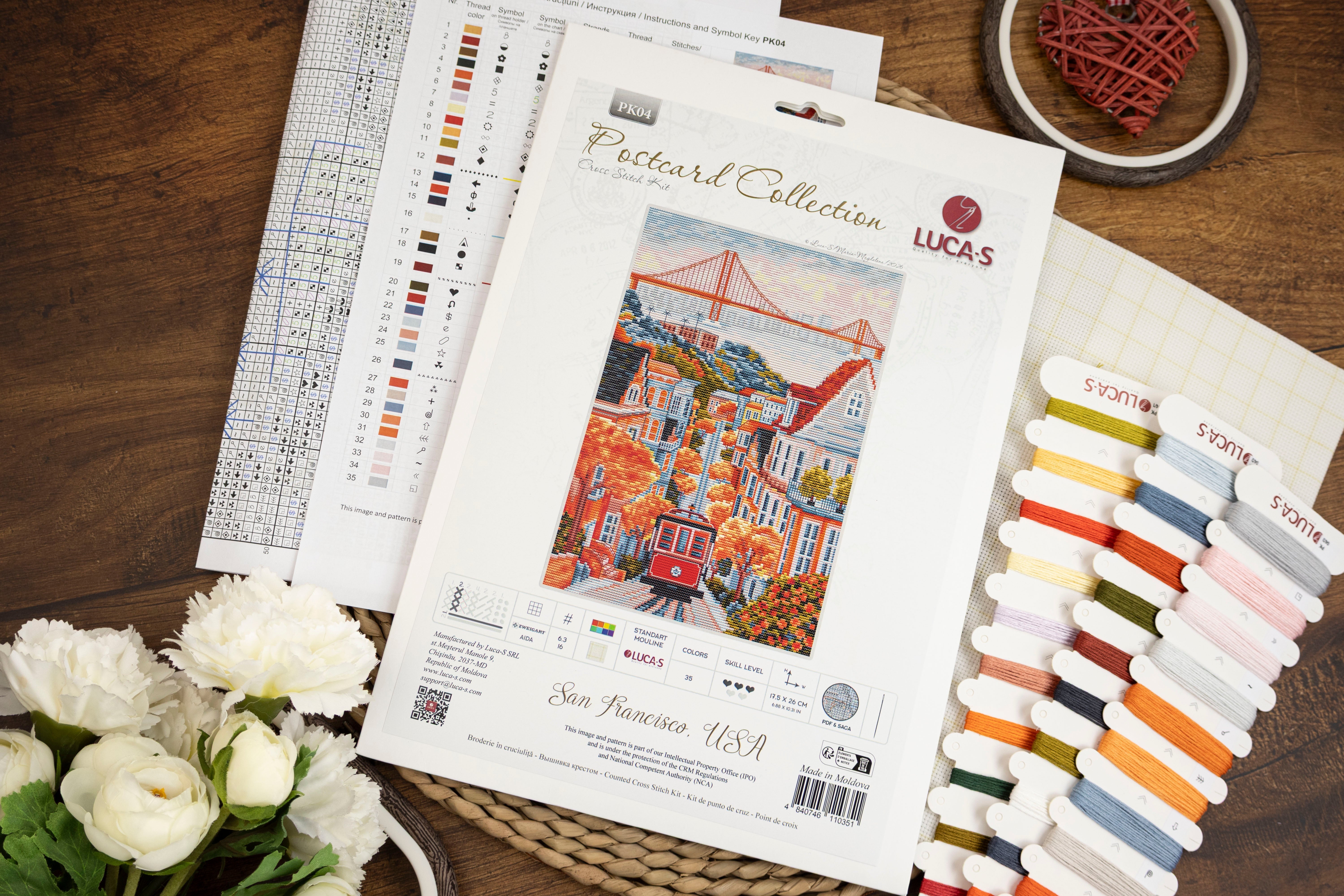 Cross Stitch Kit Luca-S - San Francisco,USA, PK04