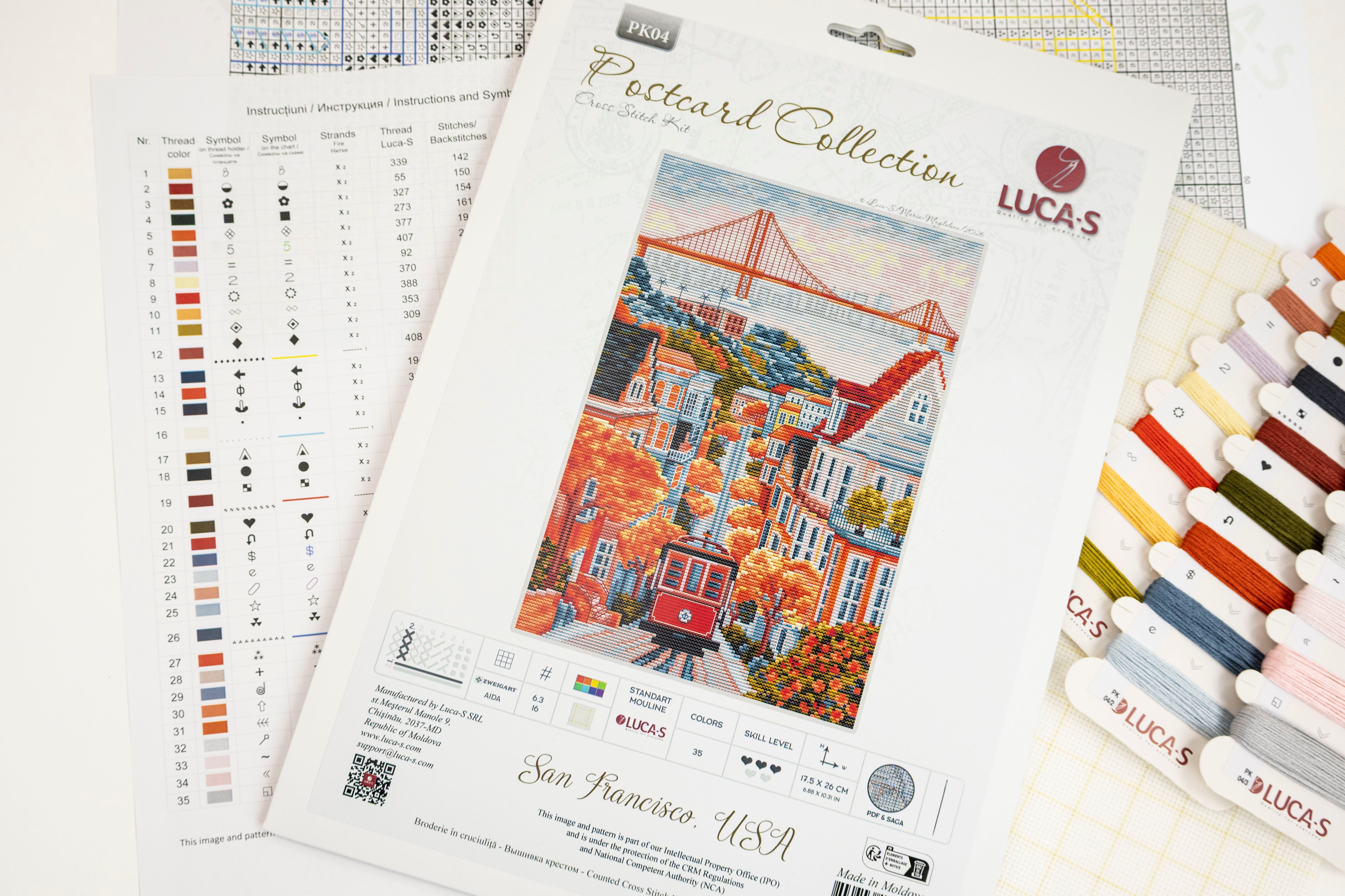 Cross Stitch Kit Luca-S - San Francisco,USA, PK04