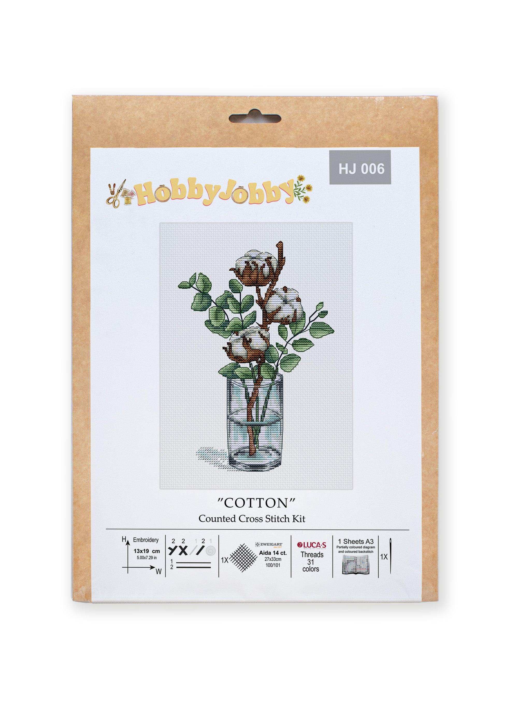 Cross Stitch Kit HobbyJobby - Cotton Cross Stitch Kits - HobbyJobby