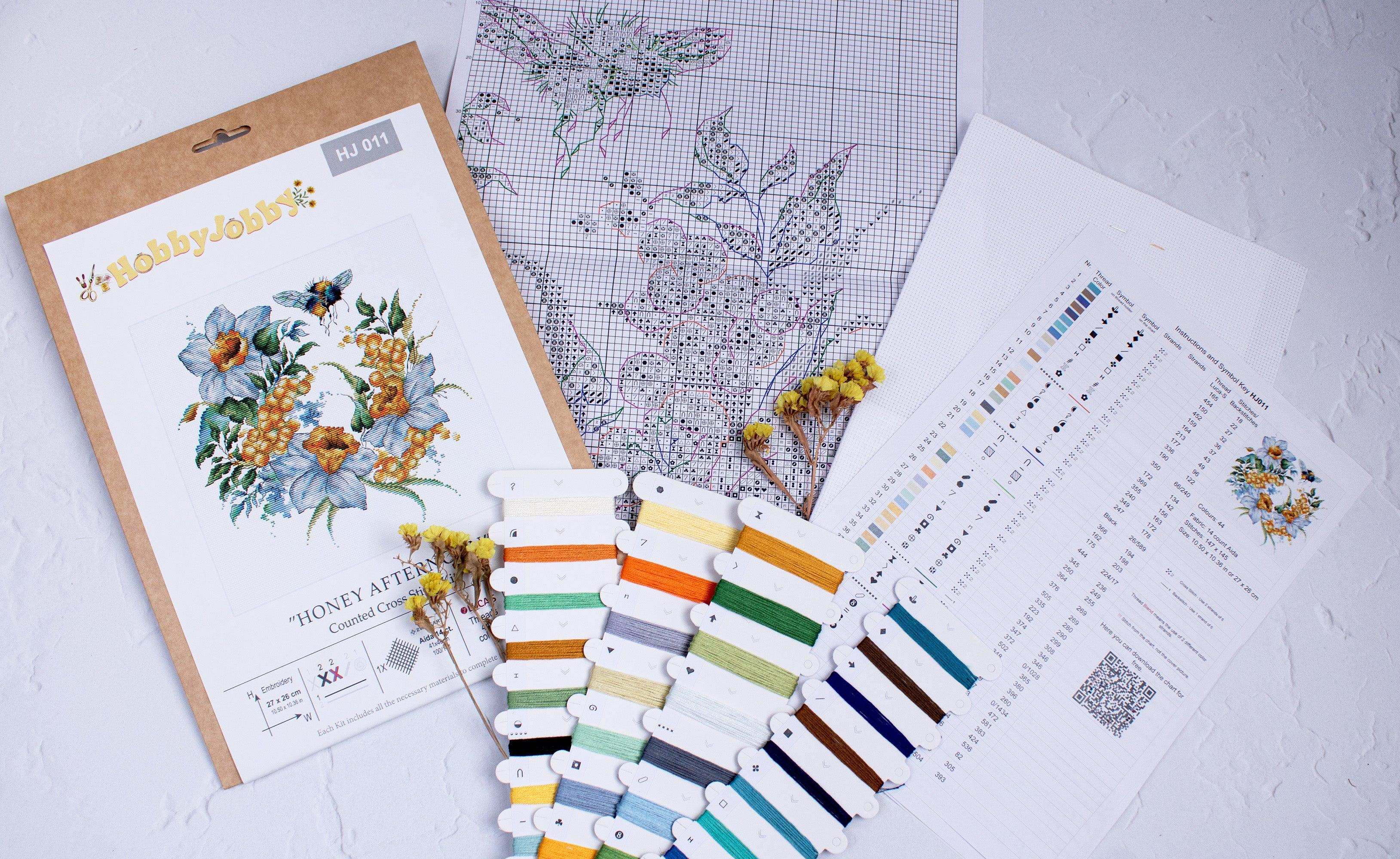 Cross Stitch Kit HobbyJobby - Honey Afternoon HobbyJobby Cross Stitch Kits - HobbyJobby