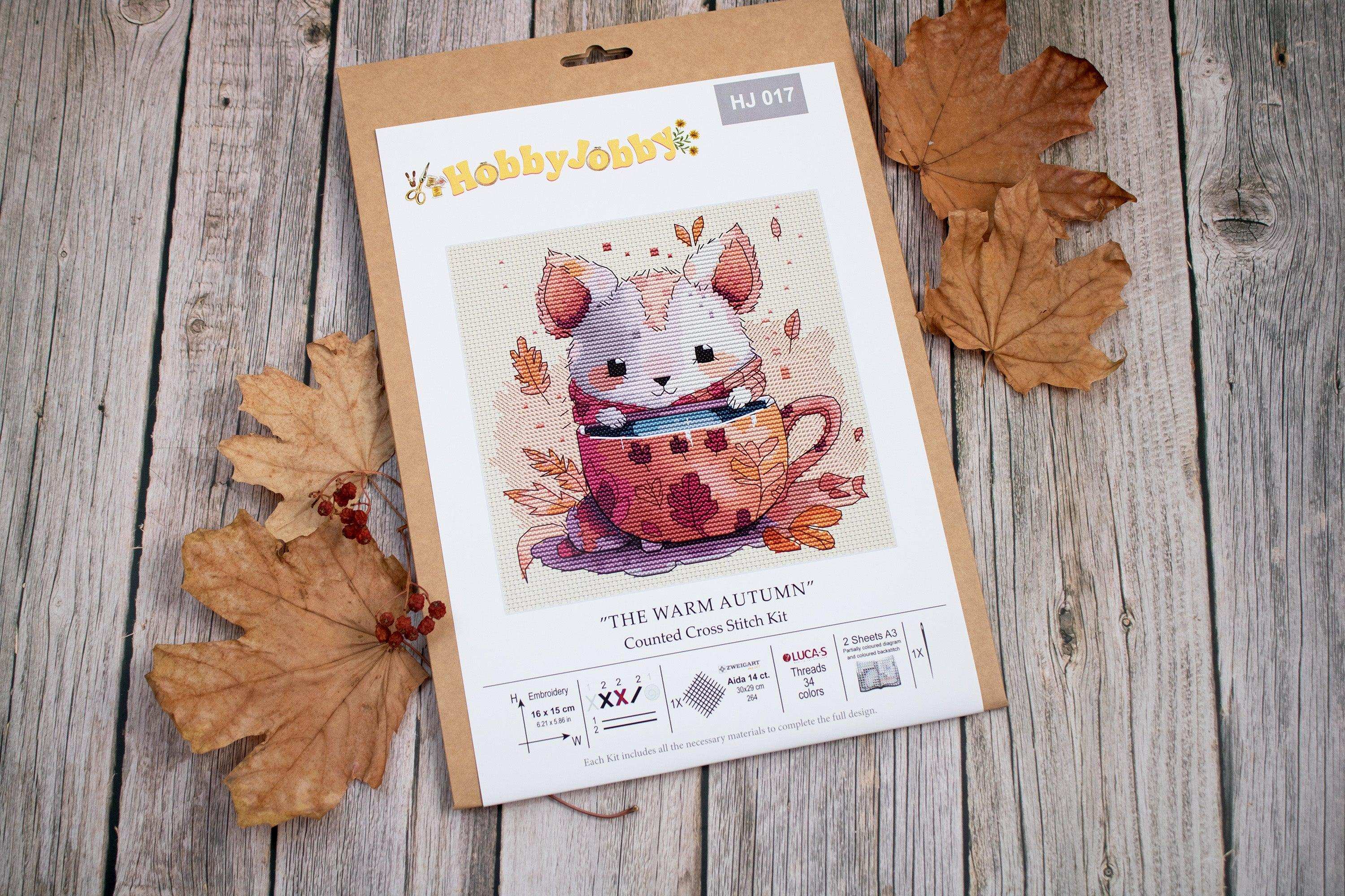 Cross Stitch Kit HobbyJobby - The Warm Autumn HobbyJobby Cross Stitch Kits - HobbyJobby