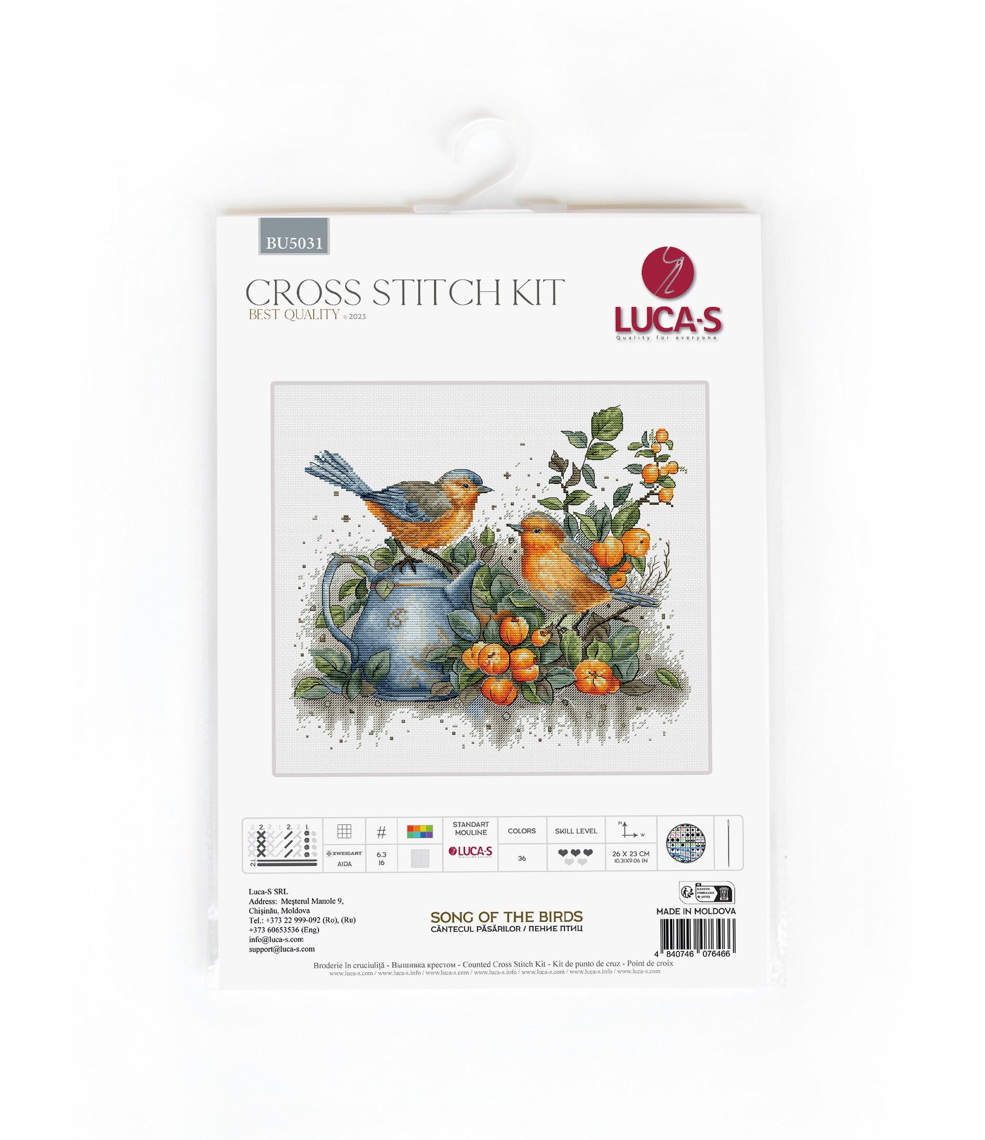 Cross Stitch Kit Luca-S - BU5031 Song of The Birds - Luca-S Cross Stitch Kits