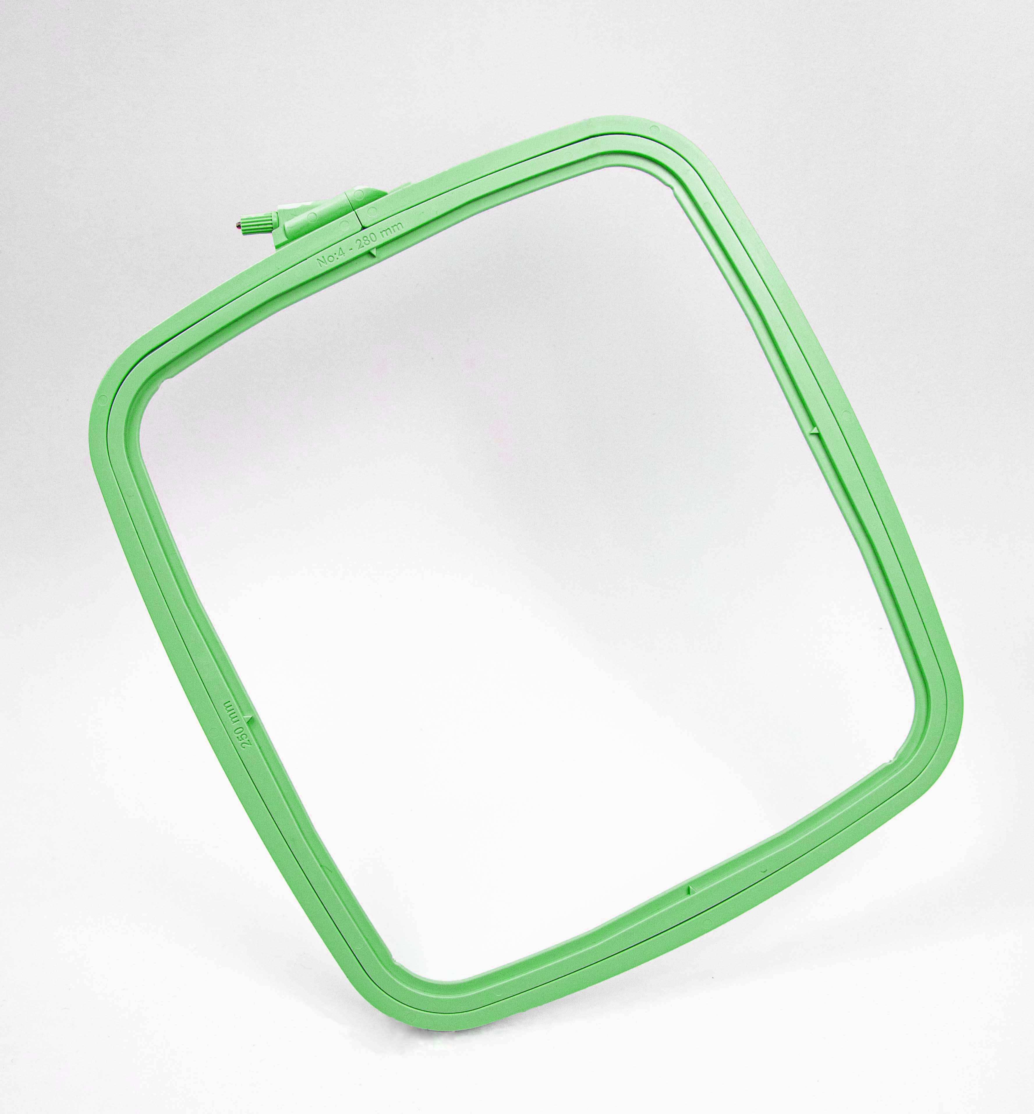 Cross Stitch Square Hoop, Green - Nurge Embroidery Hoop Hoops - HobbyJobby