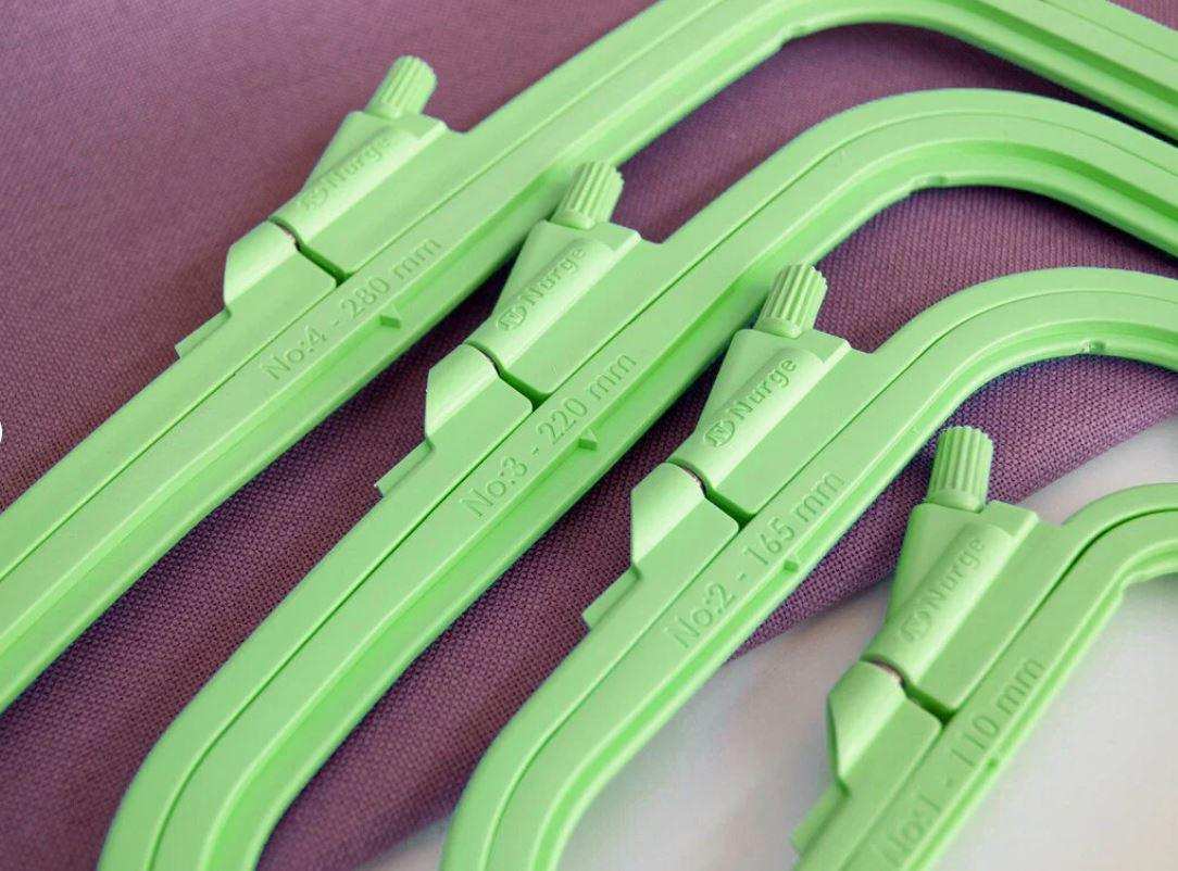 Cross Stitch Square Hoop, Green - Nurge Embroidery Hoop Hoops - HobbyJobby