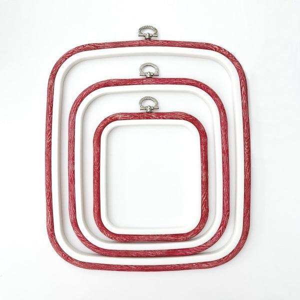 Cadre Carré Double Couche Pour Broderie & Quilting - Hoop Carré Polyvalent