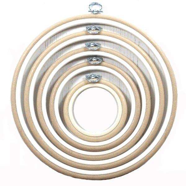 Sand Embroidery Round Hoop - Nurge Flexible Hoop, Round Cross Stitch Hoop Hoops - HobbyJobby