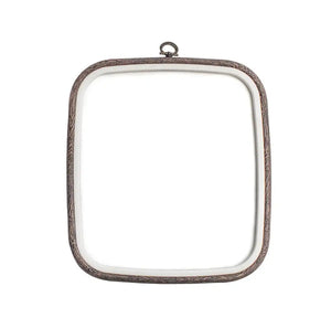 Transparent Square Embroidery Hoop - Nurge Flexible Cross Stitch Hoop Nurge Hoops - HobbyJobby