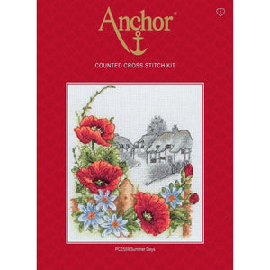 Anchor Essentials Cross Stitch Kit - PCE559, Summer Days - Luca-S Cross Stitch Kits