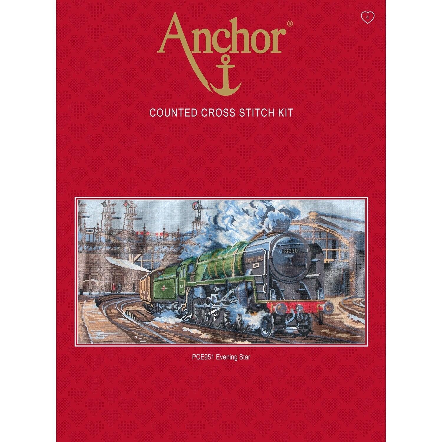 Anchor Essentials Cross Stitch Kit - PCE951, Evening Star - Luca-S Cross Stitch Kits