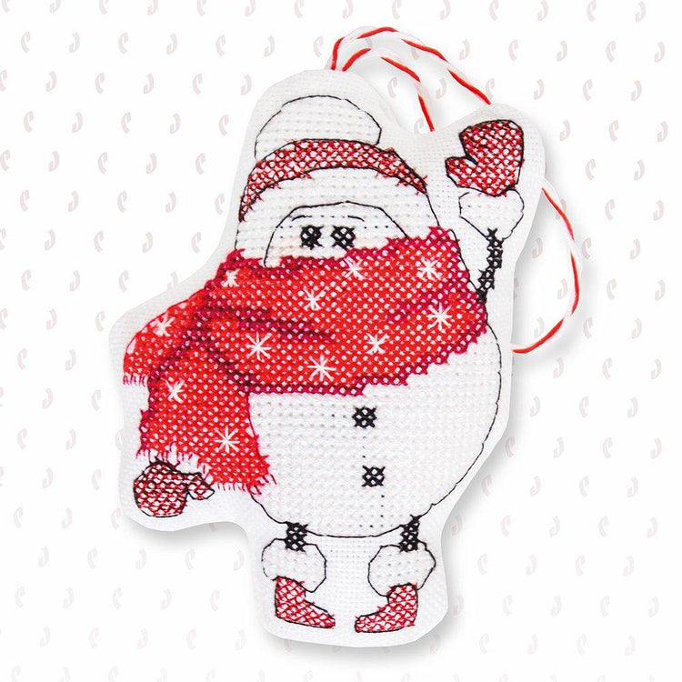 Counted Cross Stitch Kit Toy - Snowman, JK0115 - Luca-S Cross Stitch Toys