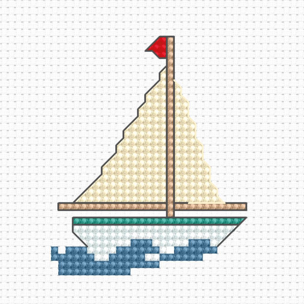 Cross Stitch Kit for Beginners - Kids Embroidery Kit B017 - Luca-S Cross Stitch Kits
