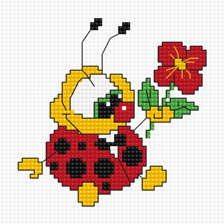 Cross Stitch Kit for Beginners - Kids Embroidery Kit B062 - Luca-S Cross Stitch Kits