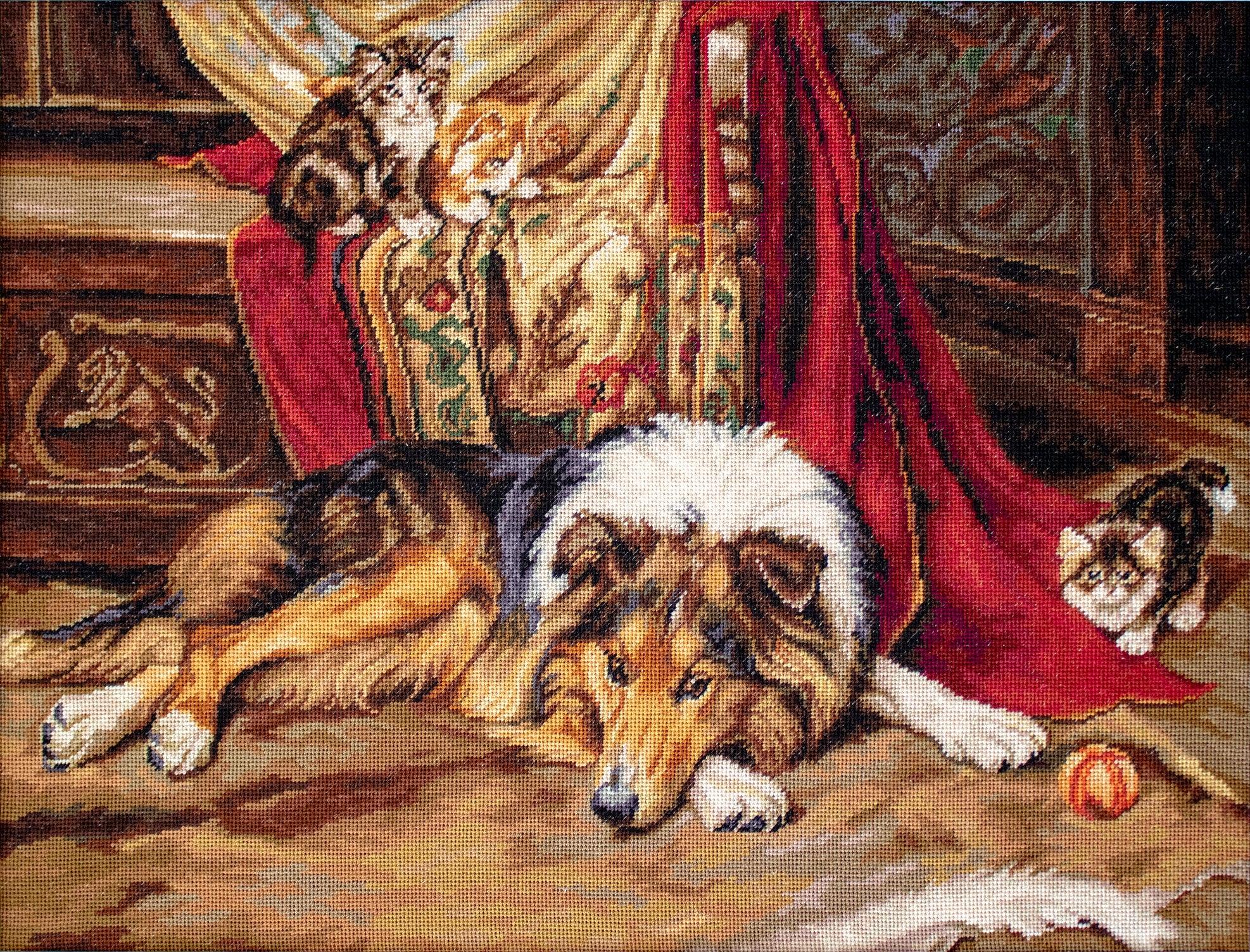 Cross Stitch Kit Luca-S - A Reluctant Companion, B585 - Luca-S
