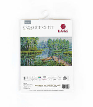 Cross Stitch Kit Luca-S - Birches at the edge of the lake, BU5012 - Luca-S Cross Stitch Kits