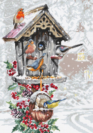 Cross Stitch Kit Luca-S - Bird House (B2399) - HobbyJobby