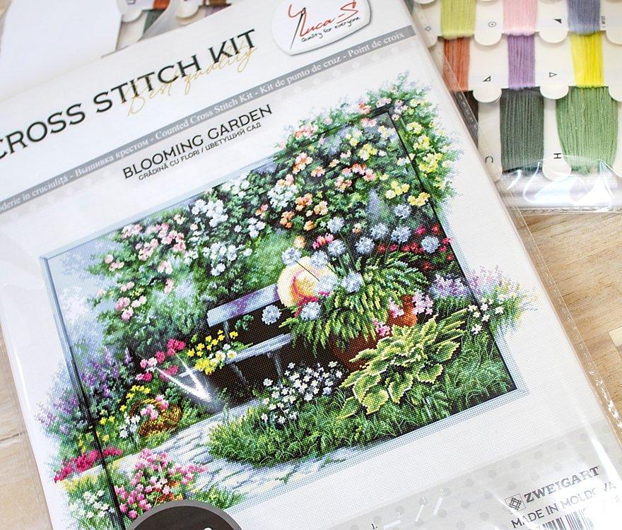Cross Stitch Kit Luca-S - Blooming Garden, BU4012 - Luca-S Cross Stitch Kits