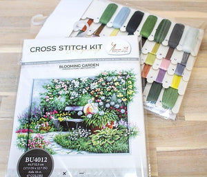 Cross Stitch Kit Luca-S - Blooming Garden, BU4012 - Luca-S Cross Stitch Kits