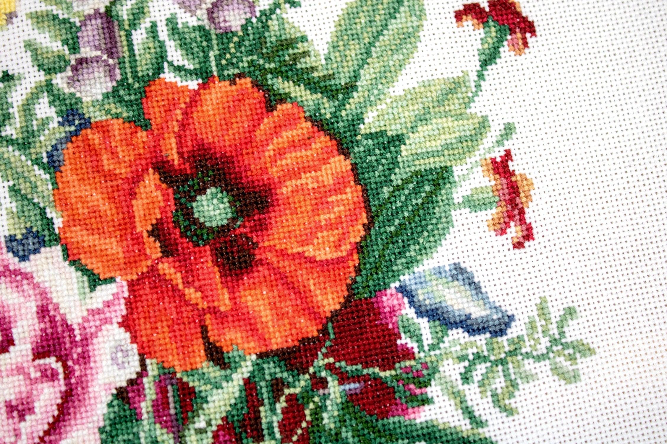 Cross Stitch Kit Luca-S - Bouquet with Poppy and Peony, B2350 - Luca-S