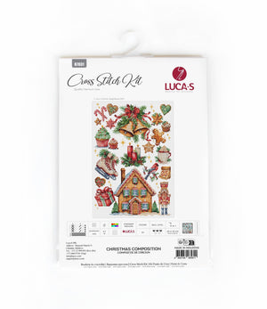 Cross Stitch Kit Luca-S -Christmas Composition, B7031 - Luca-S Cross Stitch Kits