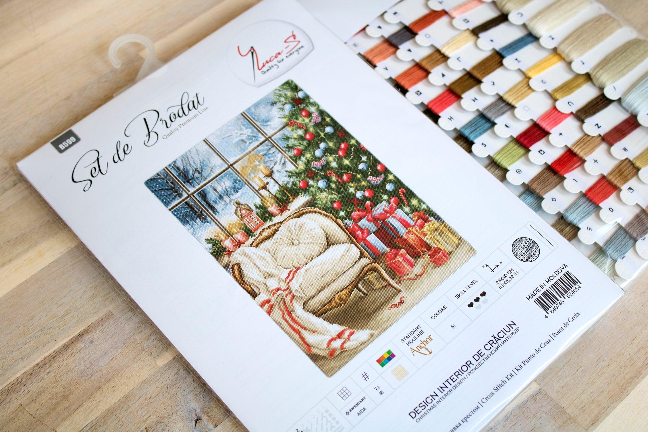 Cross Stitch Kit Luca-S - Christmas interior design, B599 - Luca-S Cross Stitch Kits