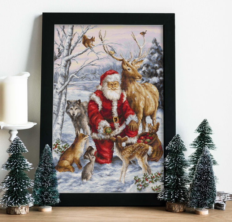 Cross Stitch Kit Luca-S GOLD - The Forest Friends, BU5022 - Luca-S Cross Stitch Kits
