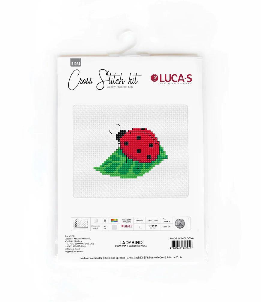 Cross Stitch Kit Luca-S - Ladybird, B1064 - Luca-S Cross Stitch Kits