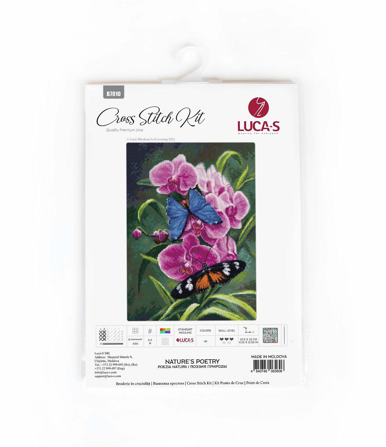 Cross Stitch Kit Luca-S - Nature’s Poetry, B7010 - Luca-S