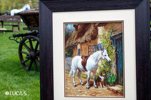 Cross Stitch Kit Luca-S - Next to the cabin, B572 - Luca-S