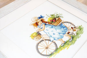 Cross Stitch Kit Luca-S - Out for a walk, B1129 - Luca-S