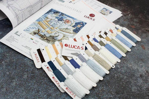 Cross Stitch Kit Luca-S - Santa and Pressies, BU5034 - Luca-S Cross Stitch Kits