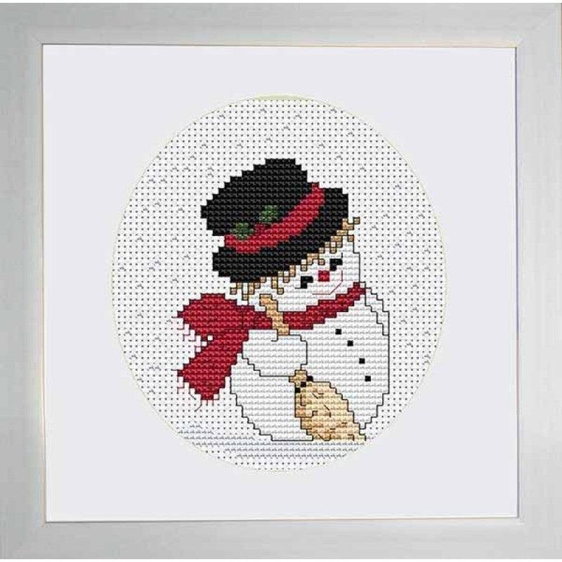 Cross Stitch Kit Luca-S - Snowman, B1071 - Luca-S Cross Stitch Kits