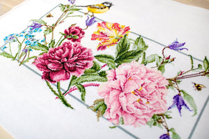 Cross Stitch Kit Luca-S - Spring flowers BA2359 - Luca-S