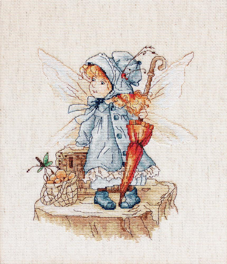Cross Stitch Kit Luca-S - The Autumn Fairy, B1110 - Luca-S