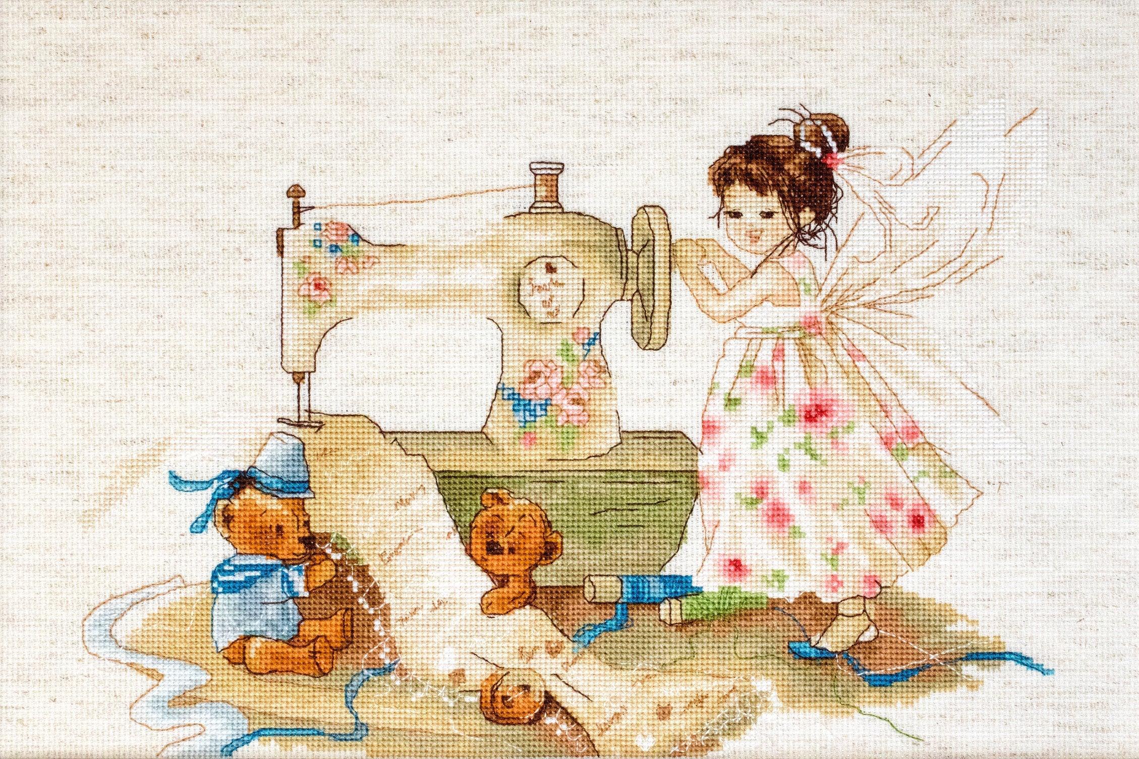 Cross Stitch Kit Luca-S - The Fairy Seamstress, B1116 - Luca-S