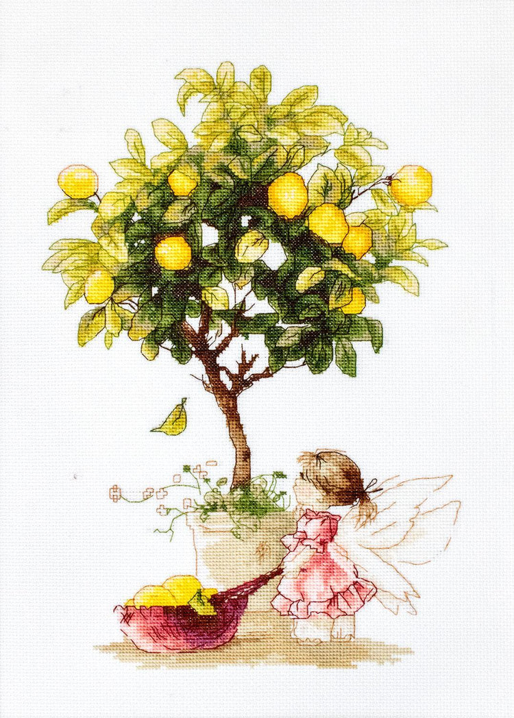 Cross Stitch Kit Luca-S - The Lemon Fairy, B1111 - Luca-S