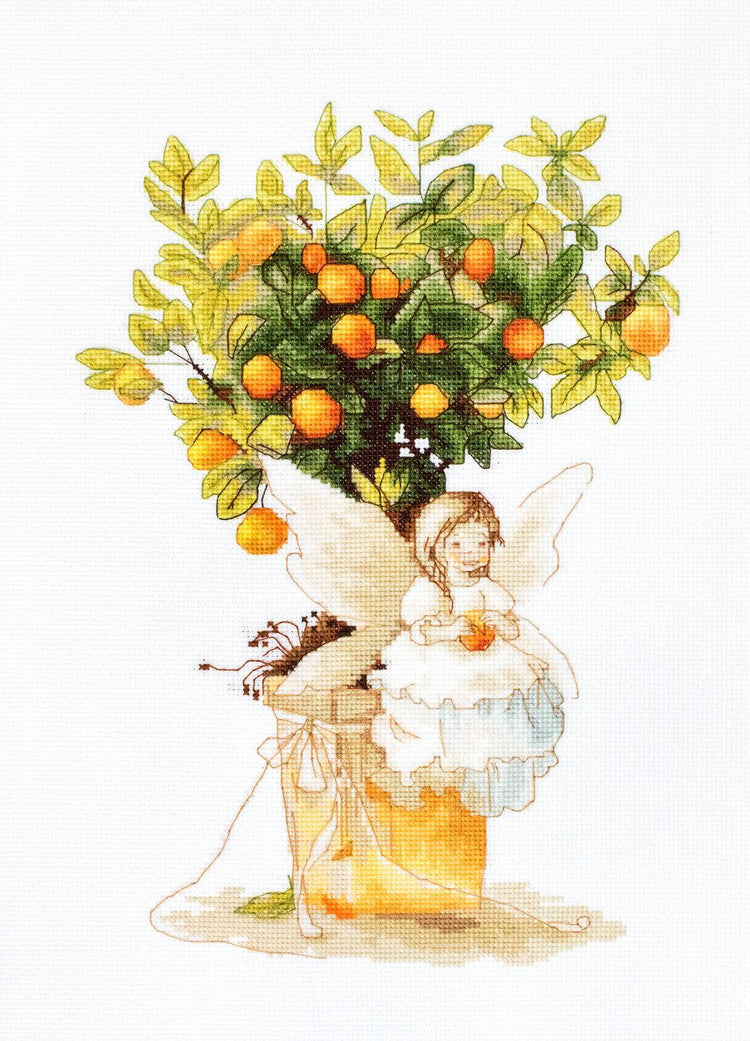 Cross Stitch Kit Luca-S - The orange tree fairy, B1112 - Luca-S